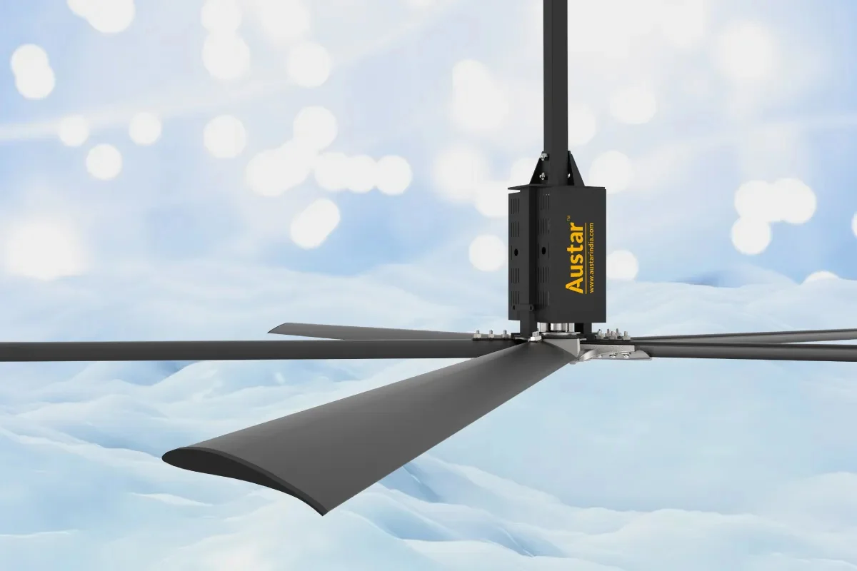 Ceiling Fan, AUSTAR, HVLC, Aluminum - detail 6