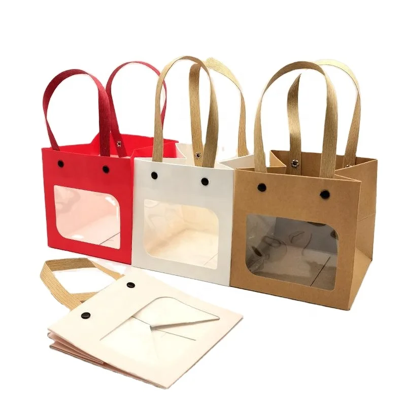 Customize Design Kraft Fancy Paper Bags Custom Oem Printing Craft Bag