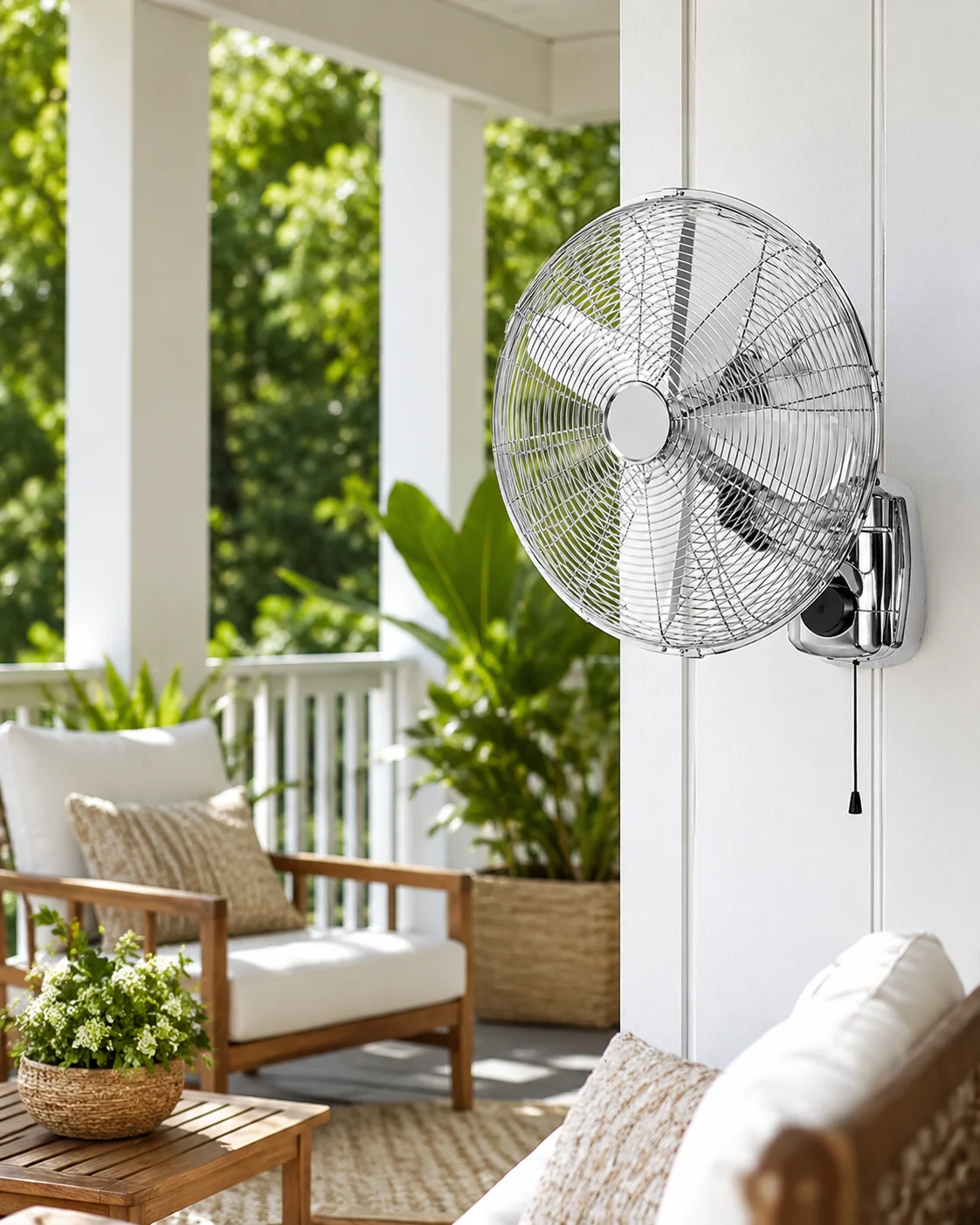 Electric Wall Mounted Fan, Metal - detail 4