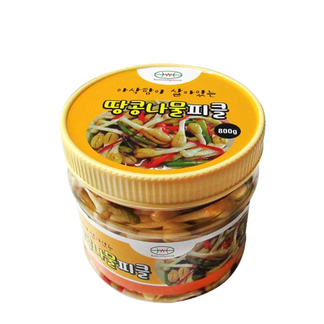 
Korean Hansungwon Peanut Sprouts Kimchi Traditional Taste 400g Healthy Preserved Food Seasoned with Red Pepper and condiment 