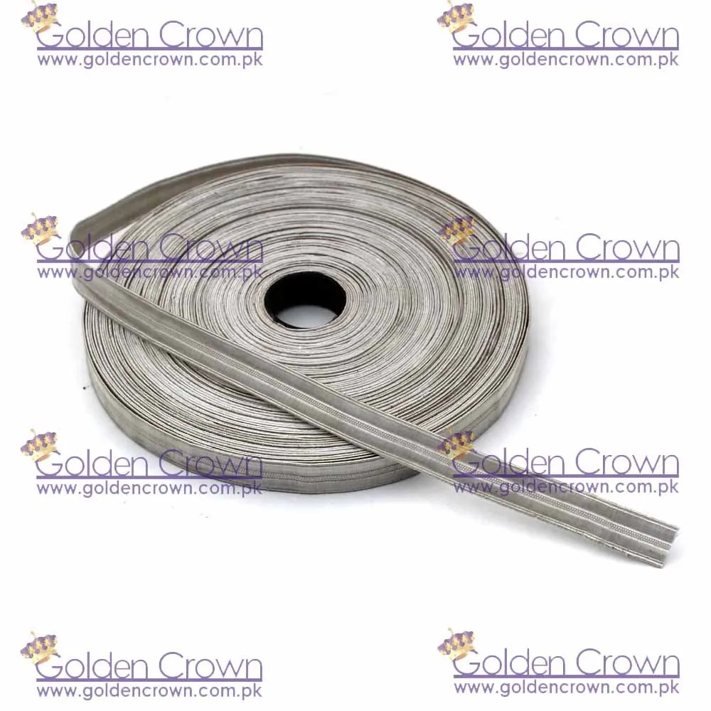 IRON ON BRAID (CHARCOAL) (25MM) PER M - Habby And Lace - Foto 4