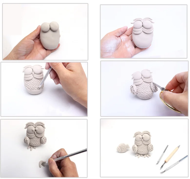 High Quality Air Dry Playdough Polymer Clay Toy Air Hardening Air