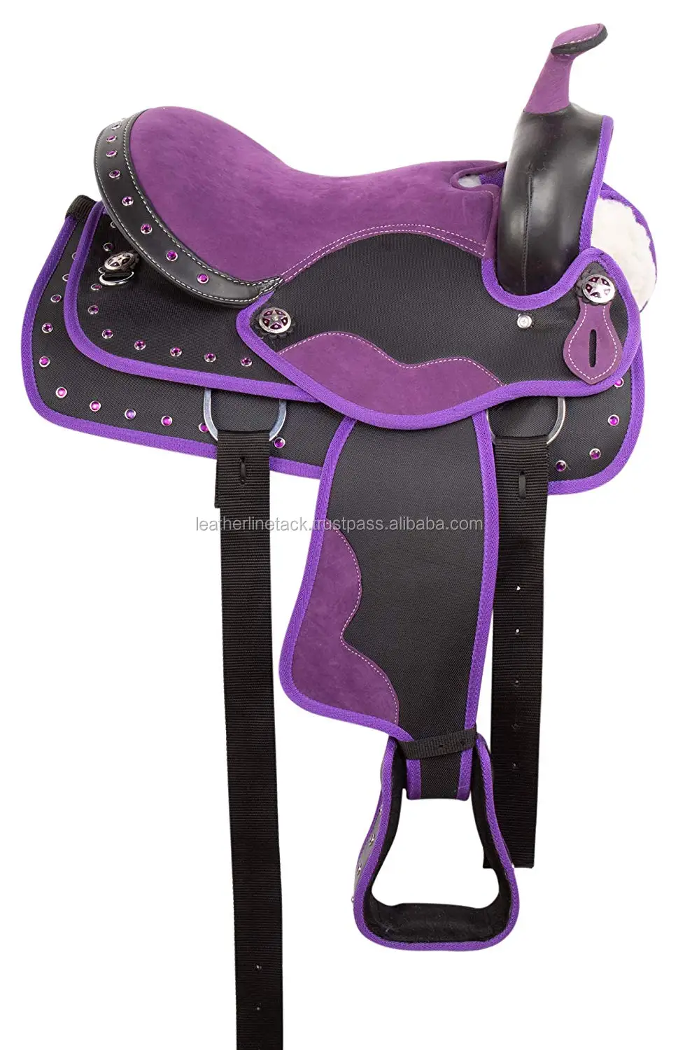 esposita Western Saddle Set Violet 