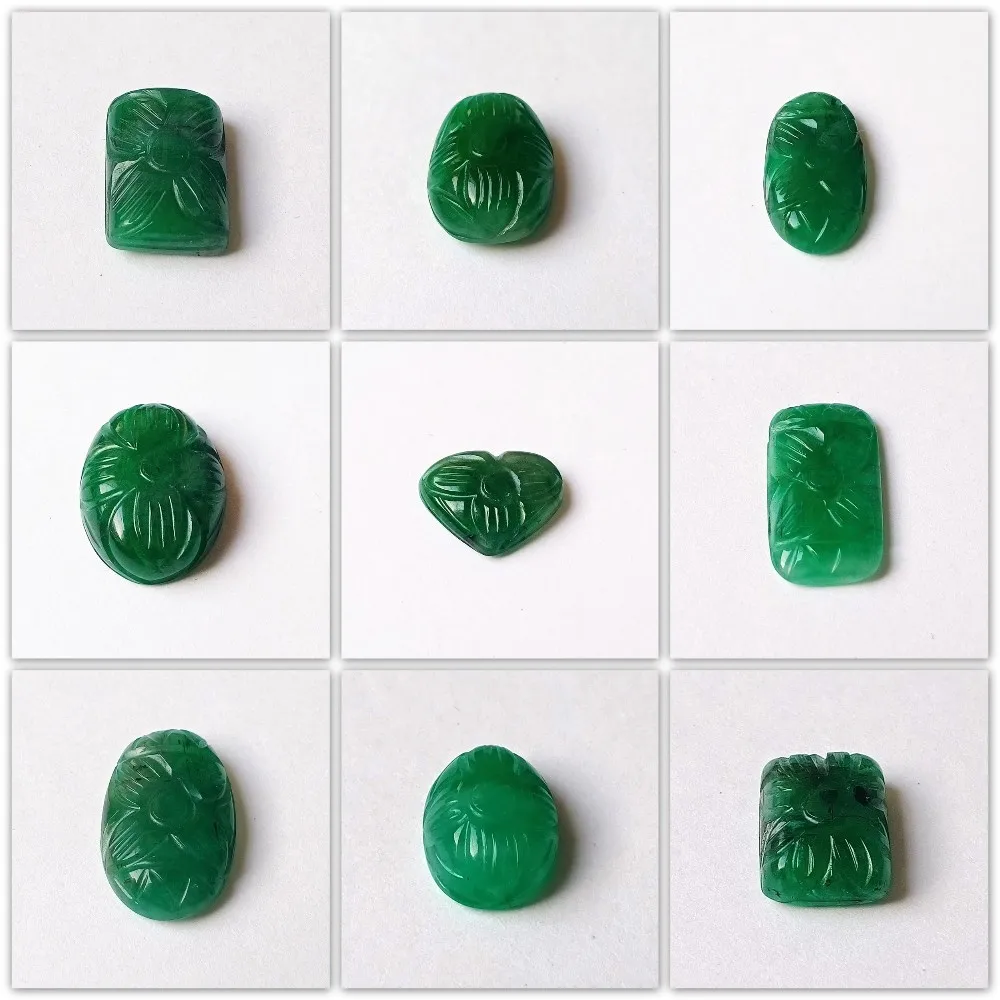 Резной драгоценный камень 5 букв. Emerald em601.