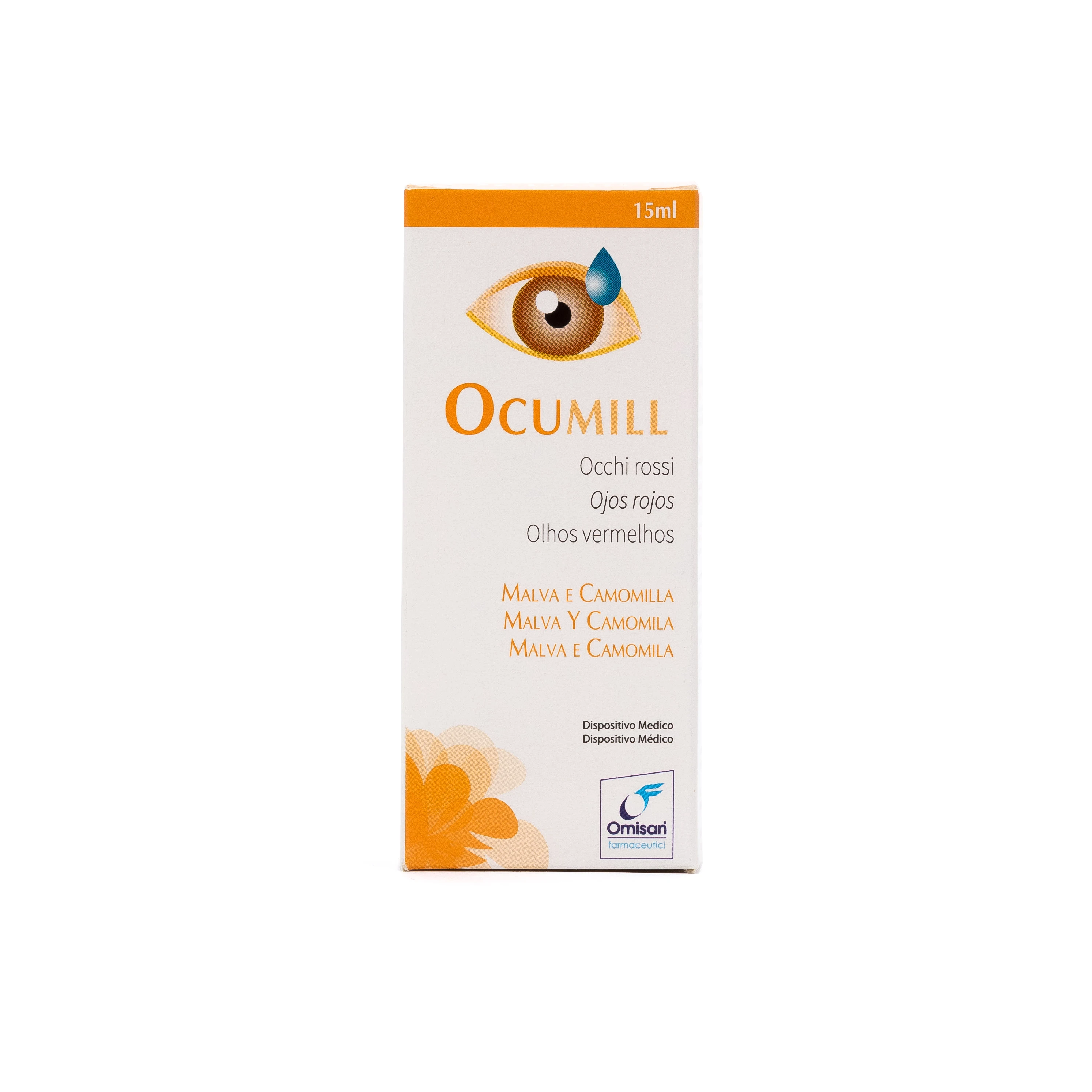 Top Italian Product Ocumill 15 Ml Chamomile And Mallow Extract Eye