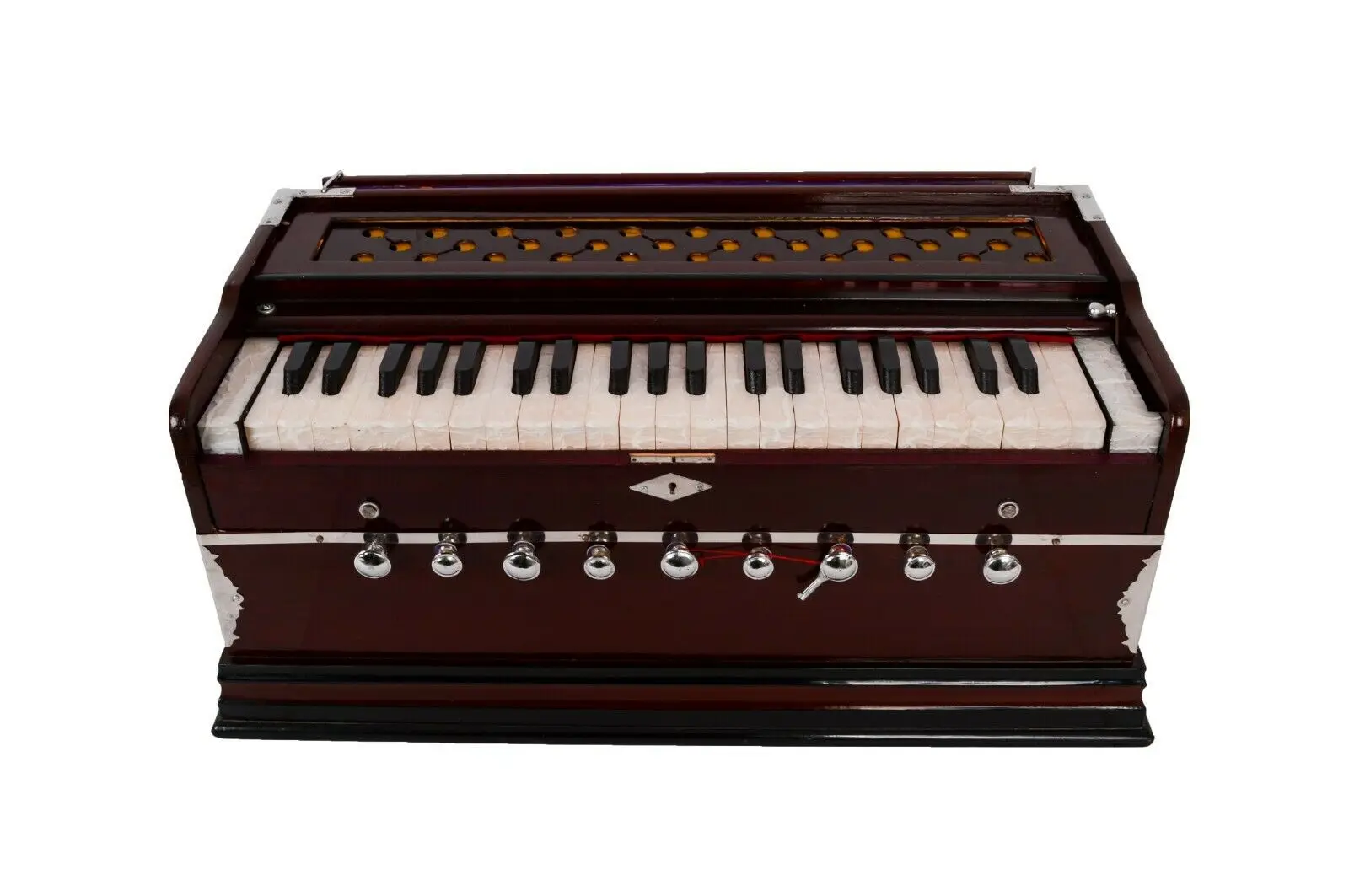 3.5 Octave 9 Stopper Laying Style Harmonium Baja With Coupler Kapler