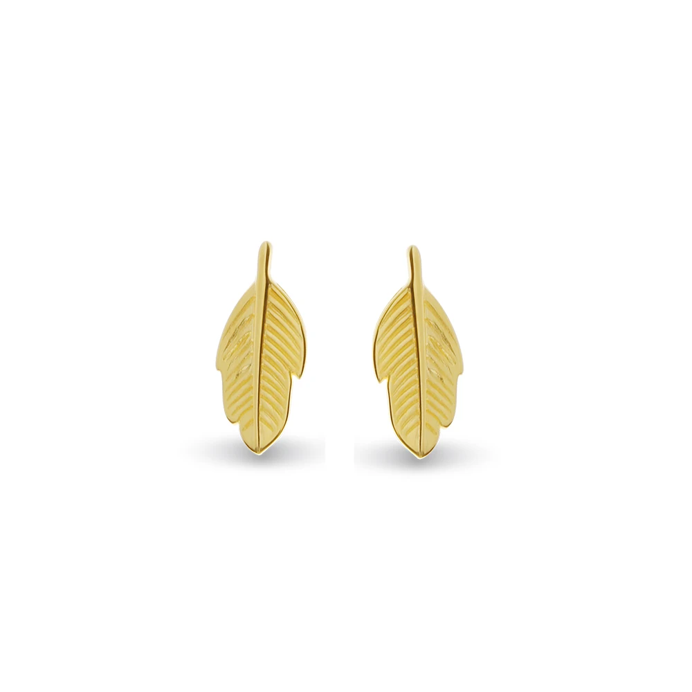 9k,10k,14k,18k Solid Gold Stud Earrings - Htj Brand - Vietnam Jewelry ...
