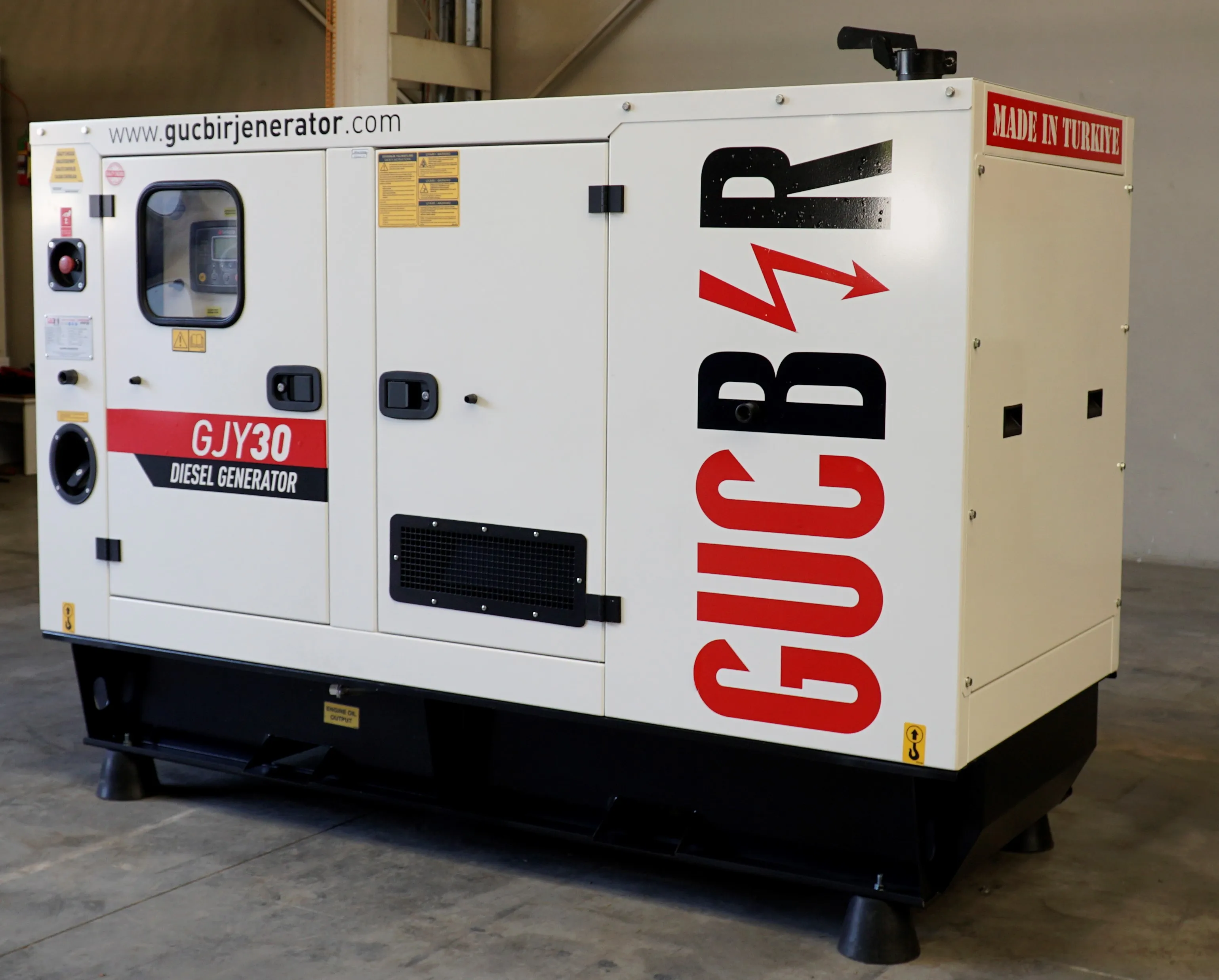 30 Kva Diesel Genset Diesel Generator Alternator Ats Cb Canopy