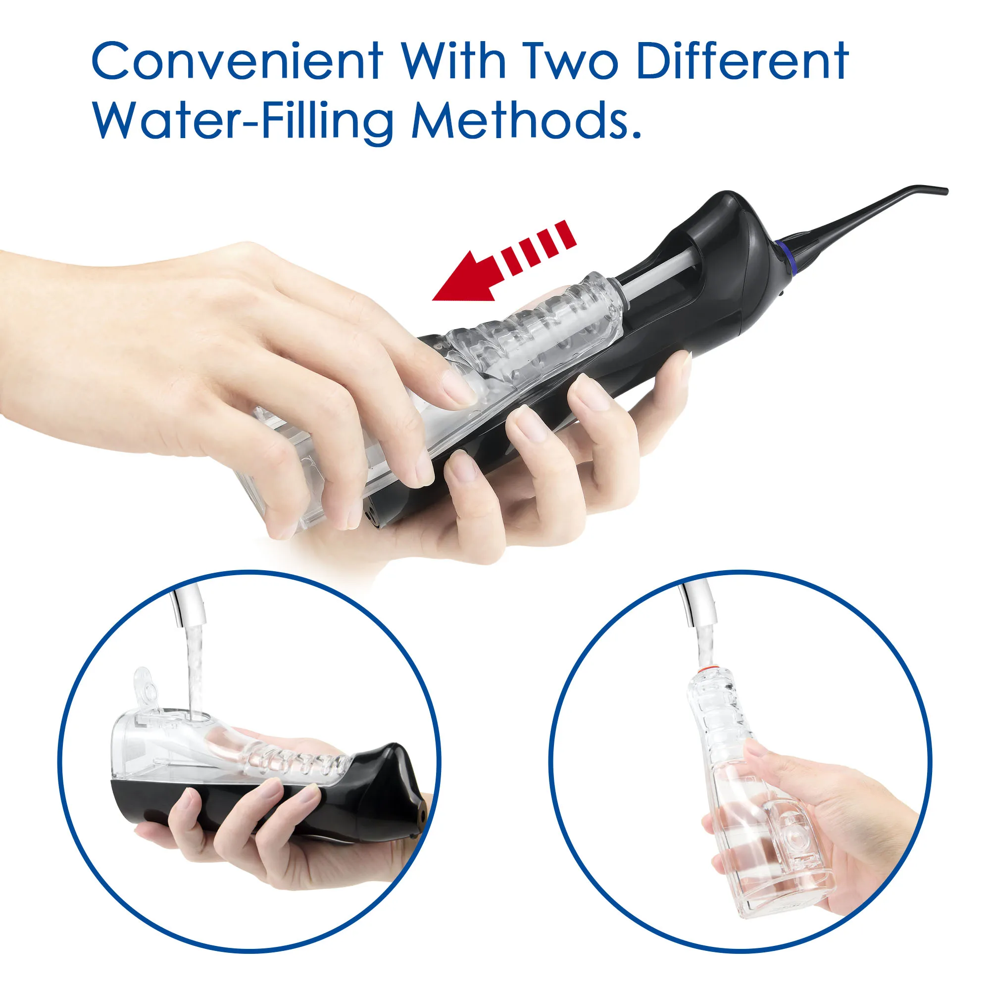 Rechargeable water flosser Portable Oral Irrigator/Travel Dental Water Flosser