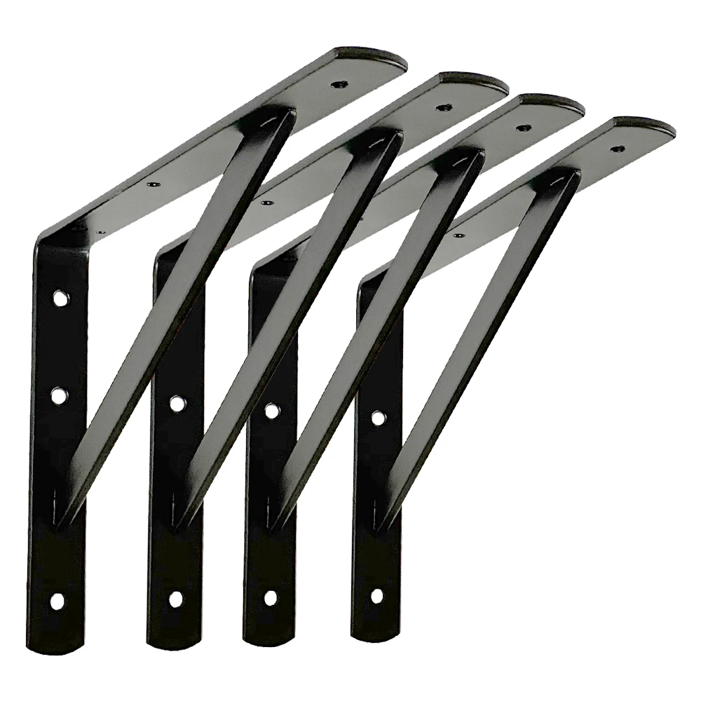 Small Size Heavy Duty Wall Shelf Bracket Steel Flat Angle Bracket