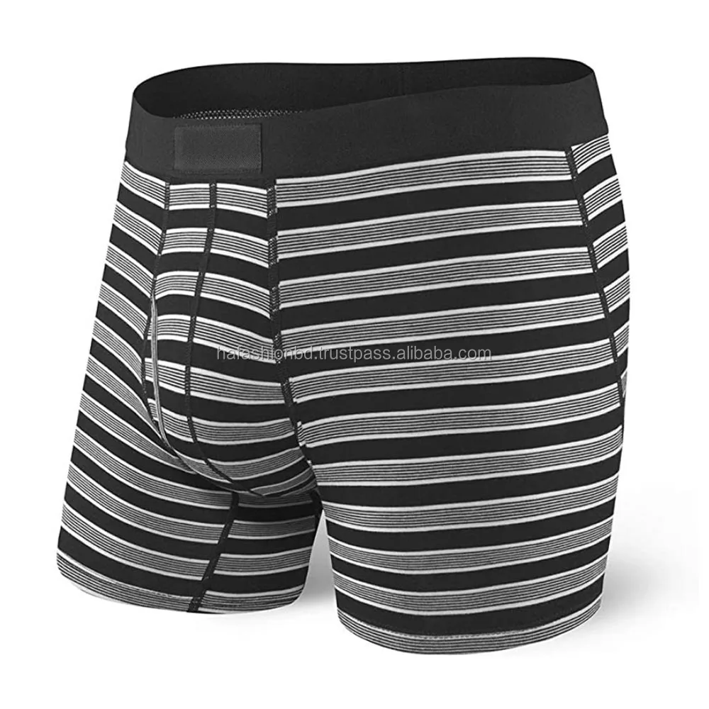 men's striped boxer shorts