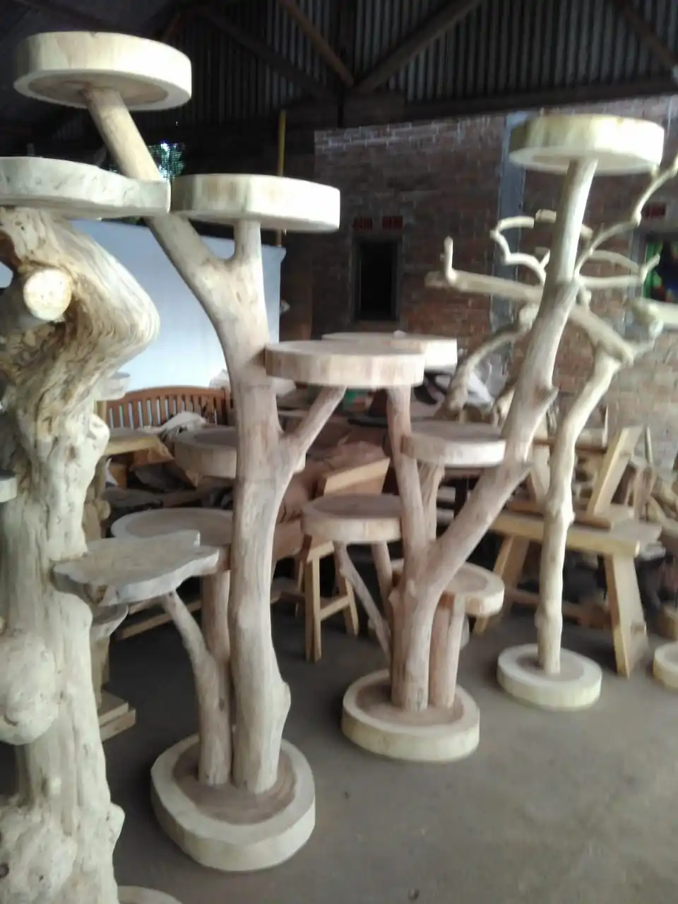 New Style Cat Tree Scratch Wooden Large Pet House Wood Condo Furniture