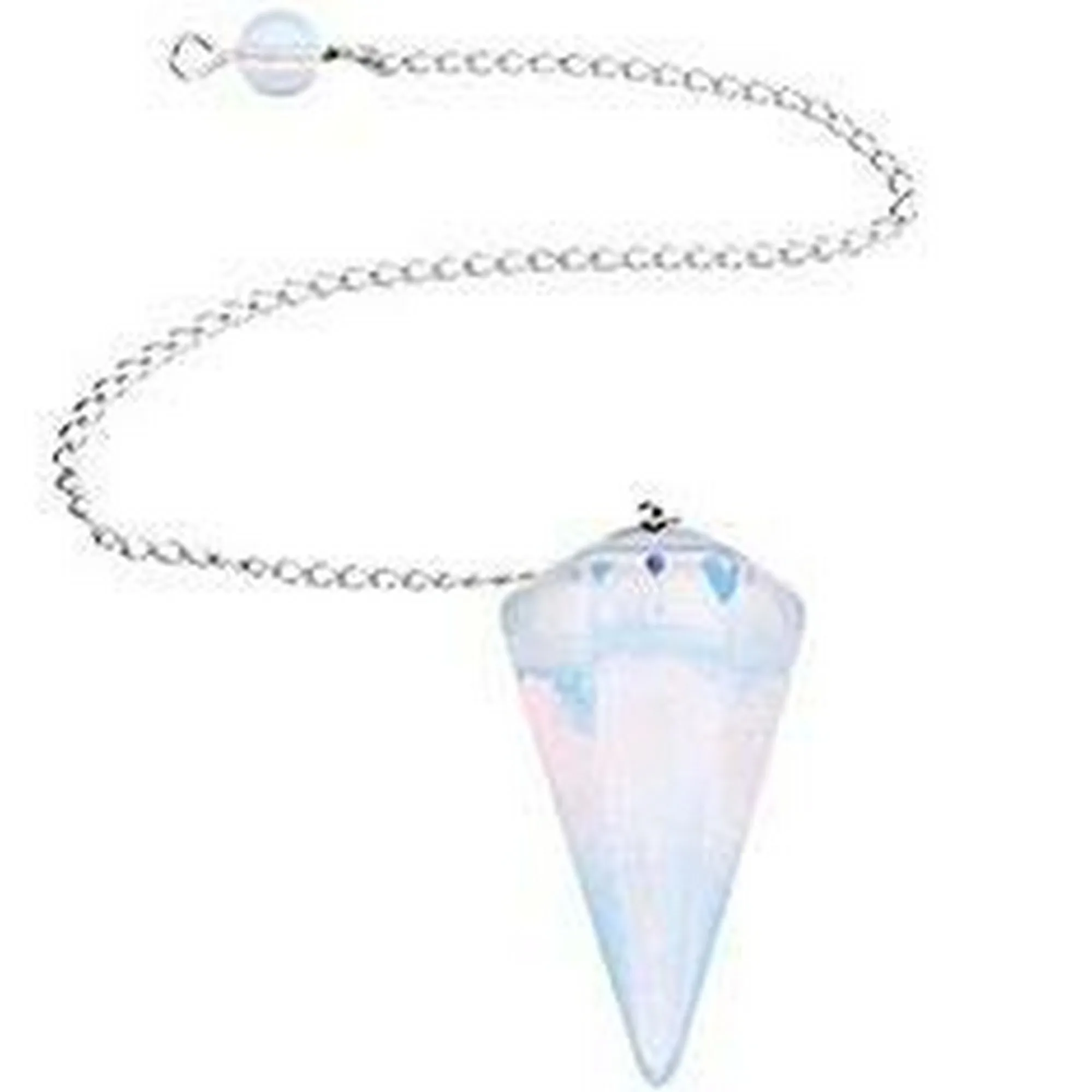 Pendant & Angel  CHOOSE ONE Ornate Opalite Aura Crystal Pendulum 