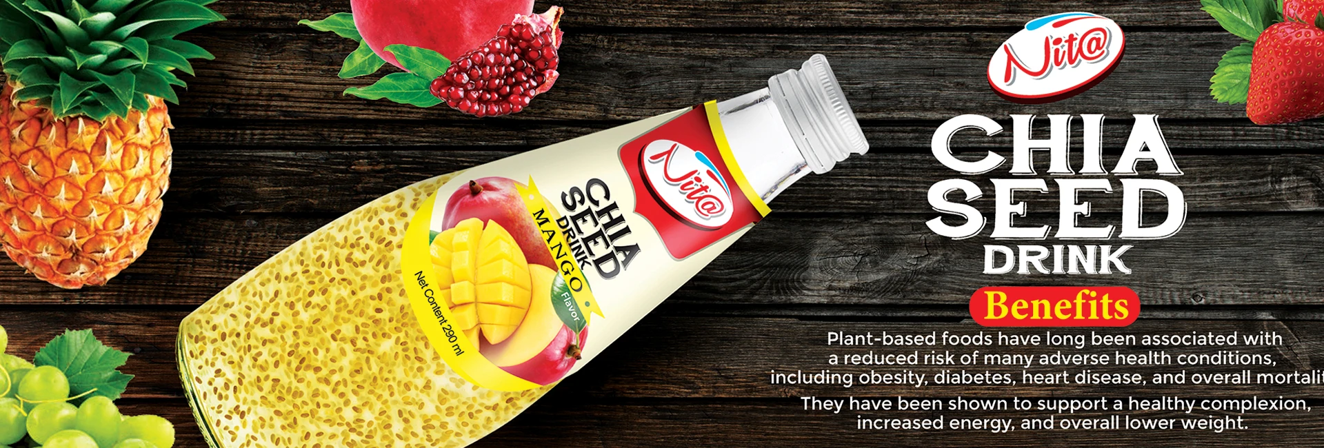 7 Chia Seed Drink With Fruit Flavors Buy Chia Seed Drink,Beverage