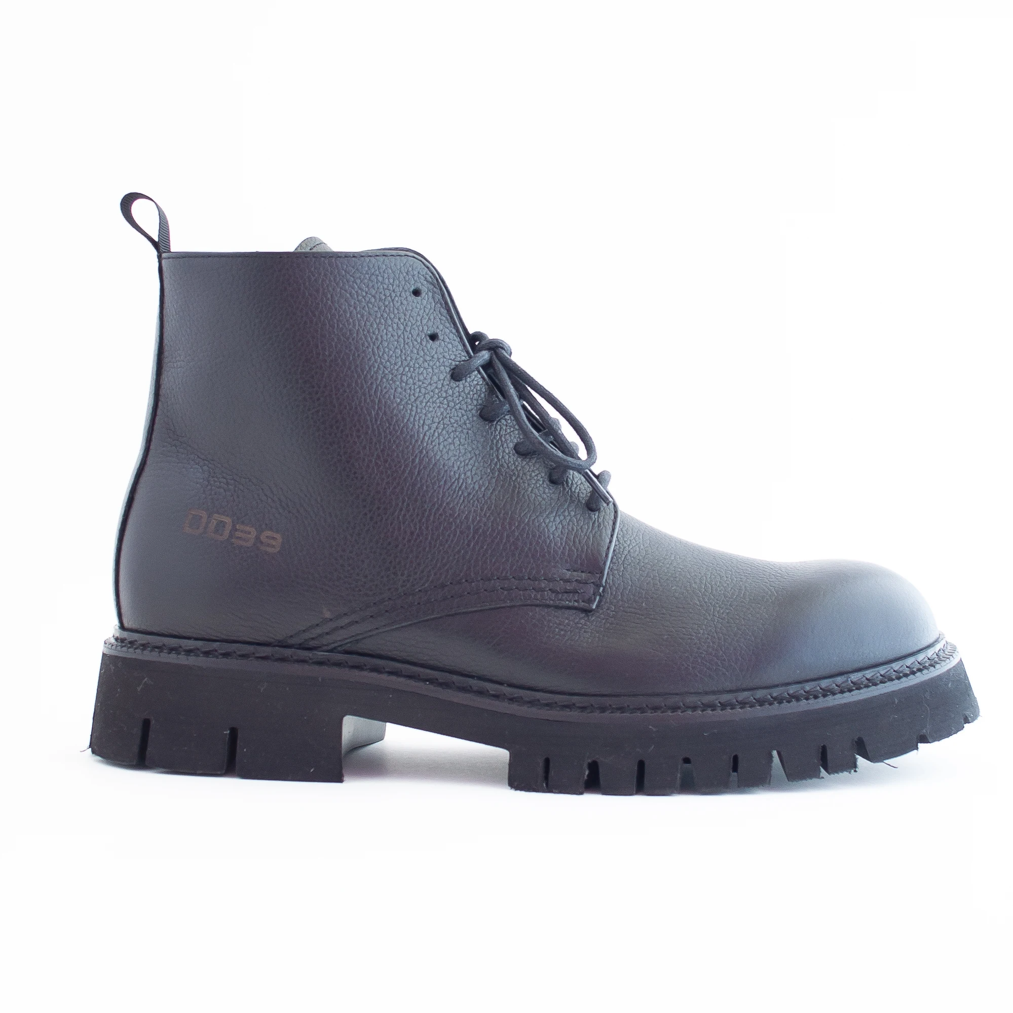 
BT679. CALF BLACK. LAST DANI. OTSOLE EVA. ITALIAN LEATHER BOOTS. 