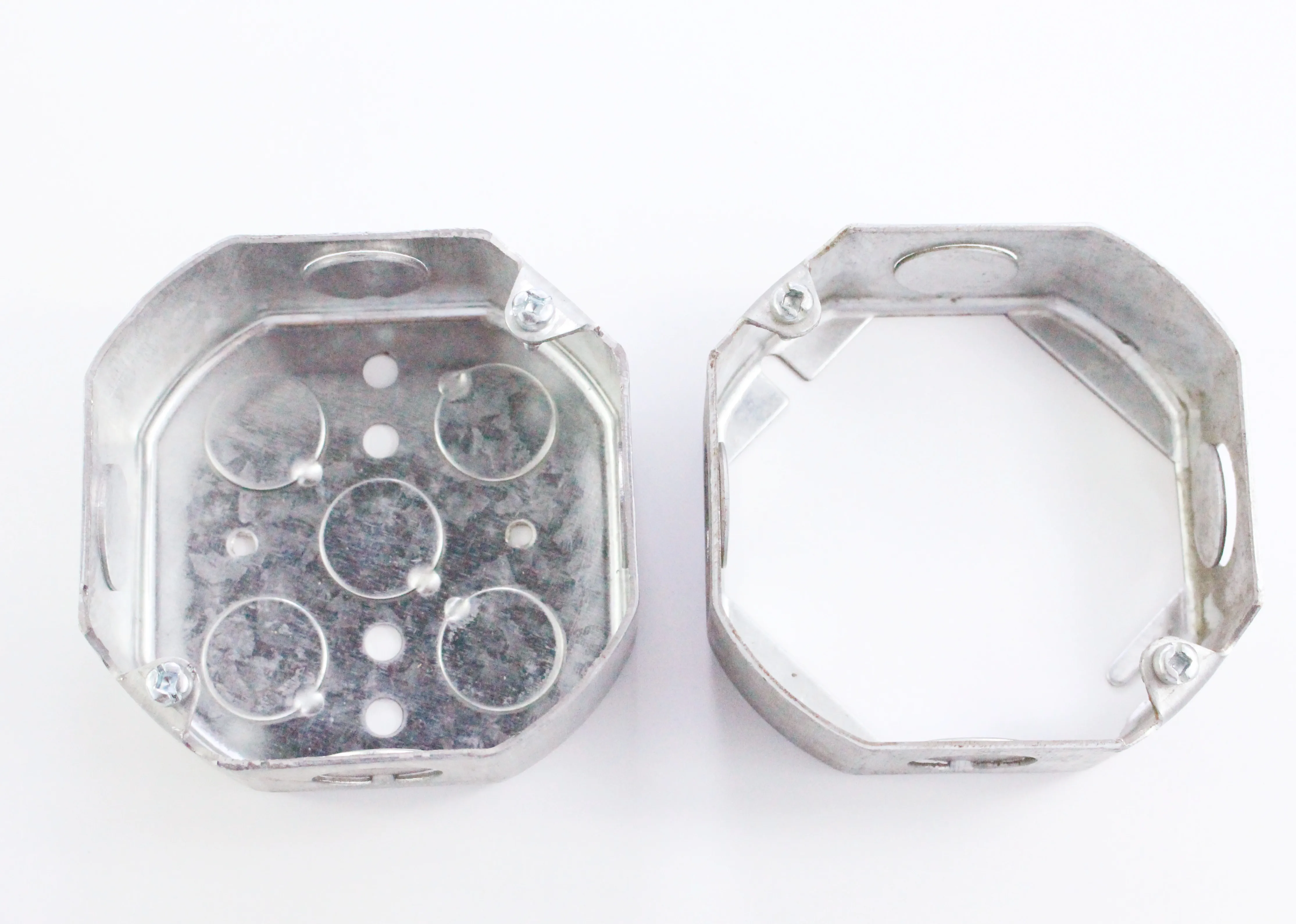 Gi Octagonal Outlet Ceiling Fan Box Extension Ring 551511/2"&3/4