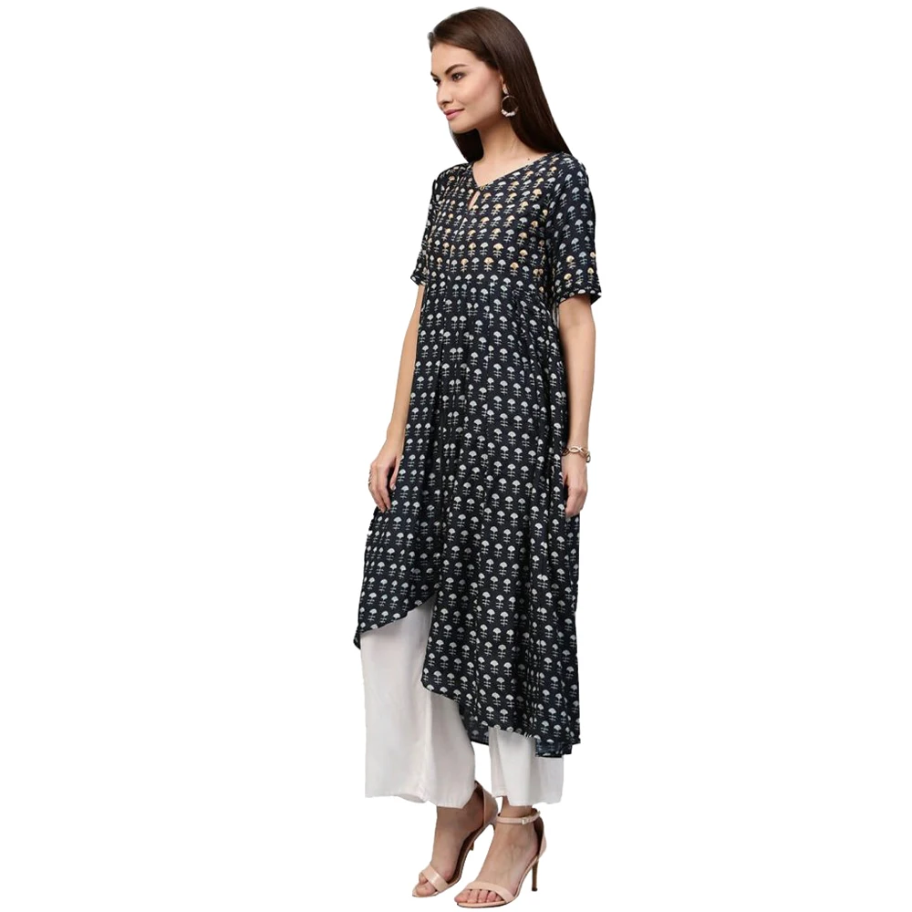 Casual Most Beautiful Office Wear Kurtis For Women In India 2021 - Buy ...