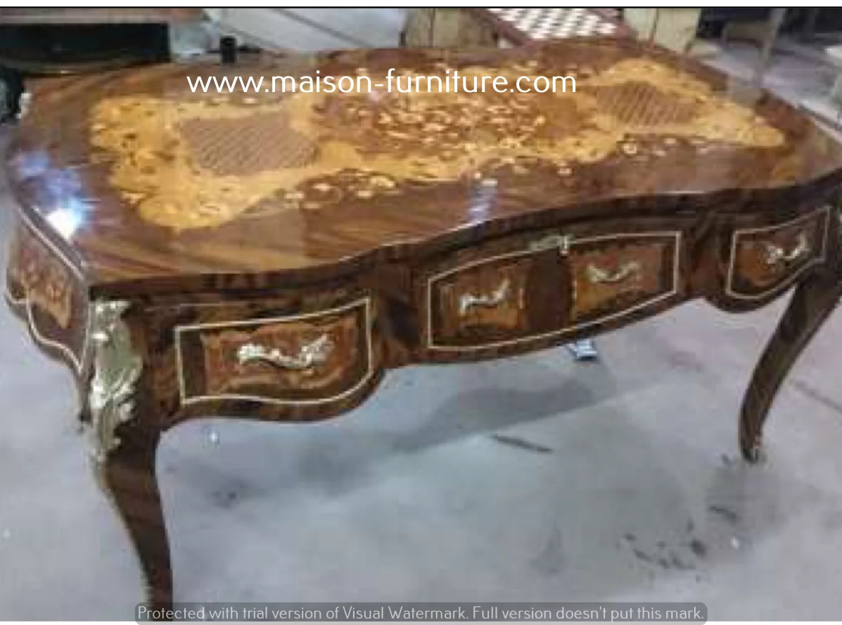 Reasonable Price Antique Reproduction French Desk French Provincial