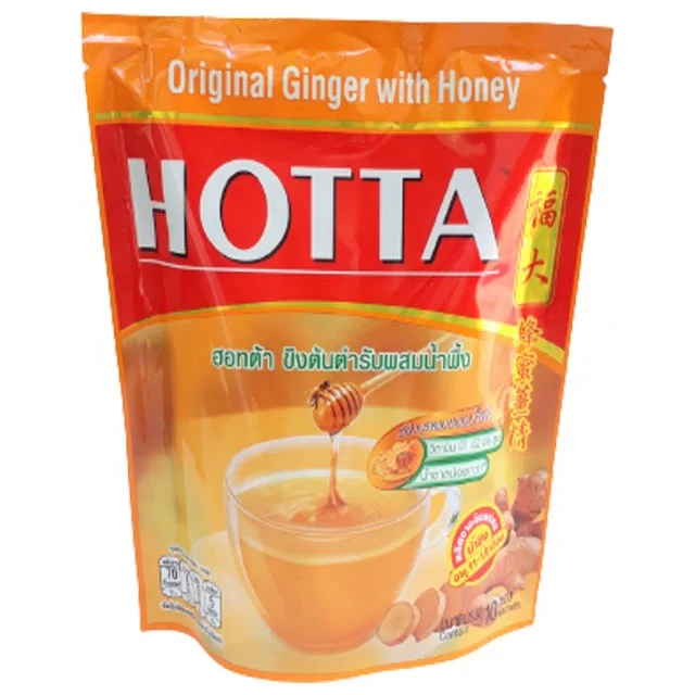 Best Selling 180g Instant Ginger Tea Powder Honey Flavor Sachet Hotta