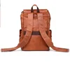 Genuine Leather Men Backpack Man's 15.6" Laptop Bags Vintage Daypack Travel Backpack 2019 Luxury Back Pack Male Knapsack