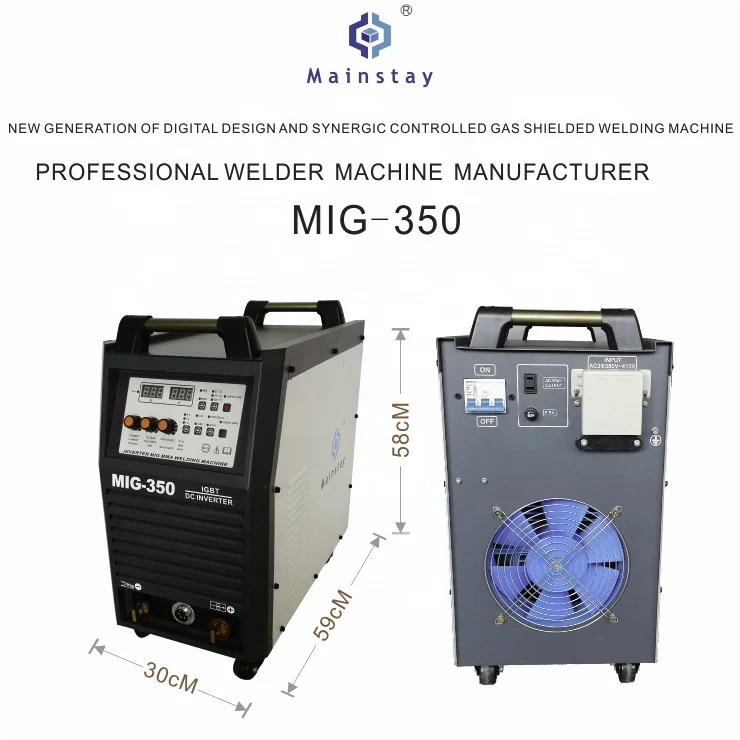 Mig Welders 350 Amp Co2 Welding Machines Mig350 Welding Machine 2 In 1