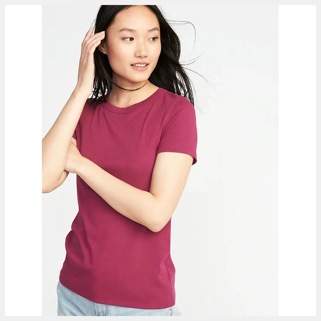 Wholesale Ladies Plain T Shirt 