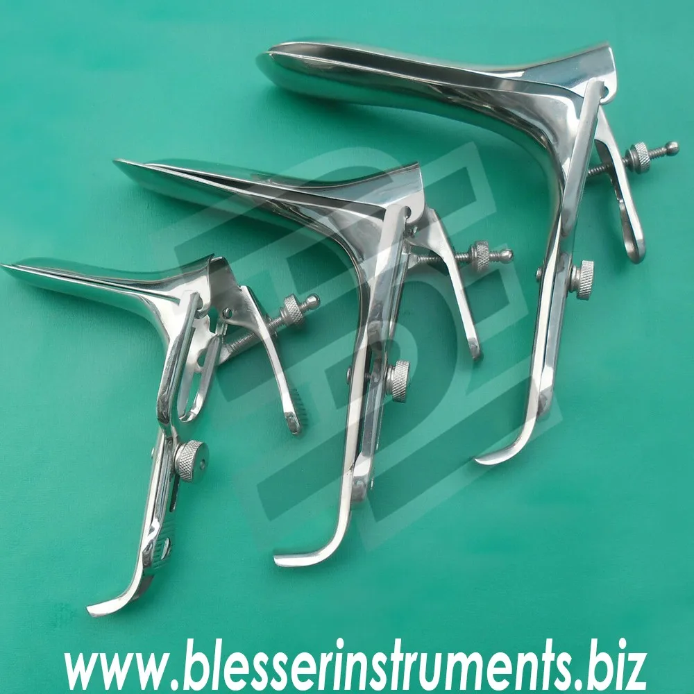 3 Pieces Vaginal Speculum 1 Small 1 Medium 1 Large Graves Vaginal