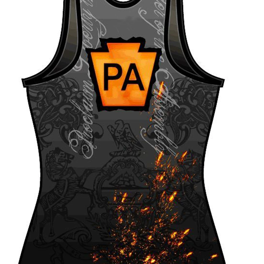 2022 Custom Design Wrestling Wrestling Singlets Women Design Your Own