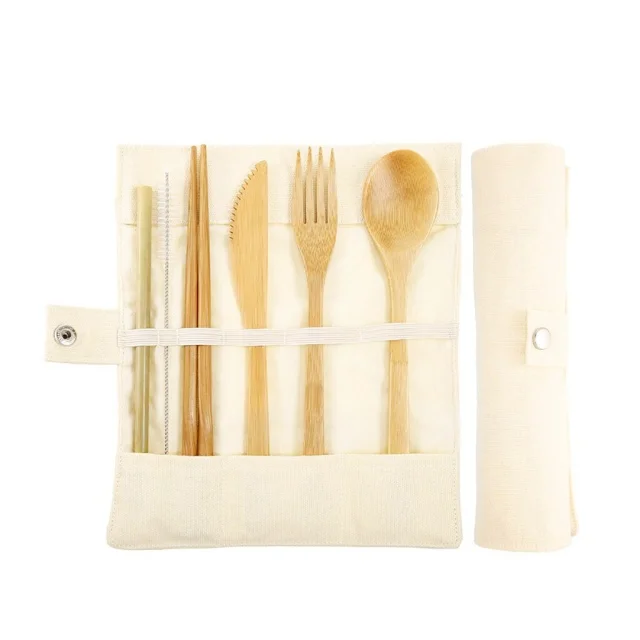 Export Bulk Bamboo Products In Vietnam_bamboo Cutlery Flatware With
