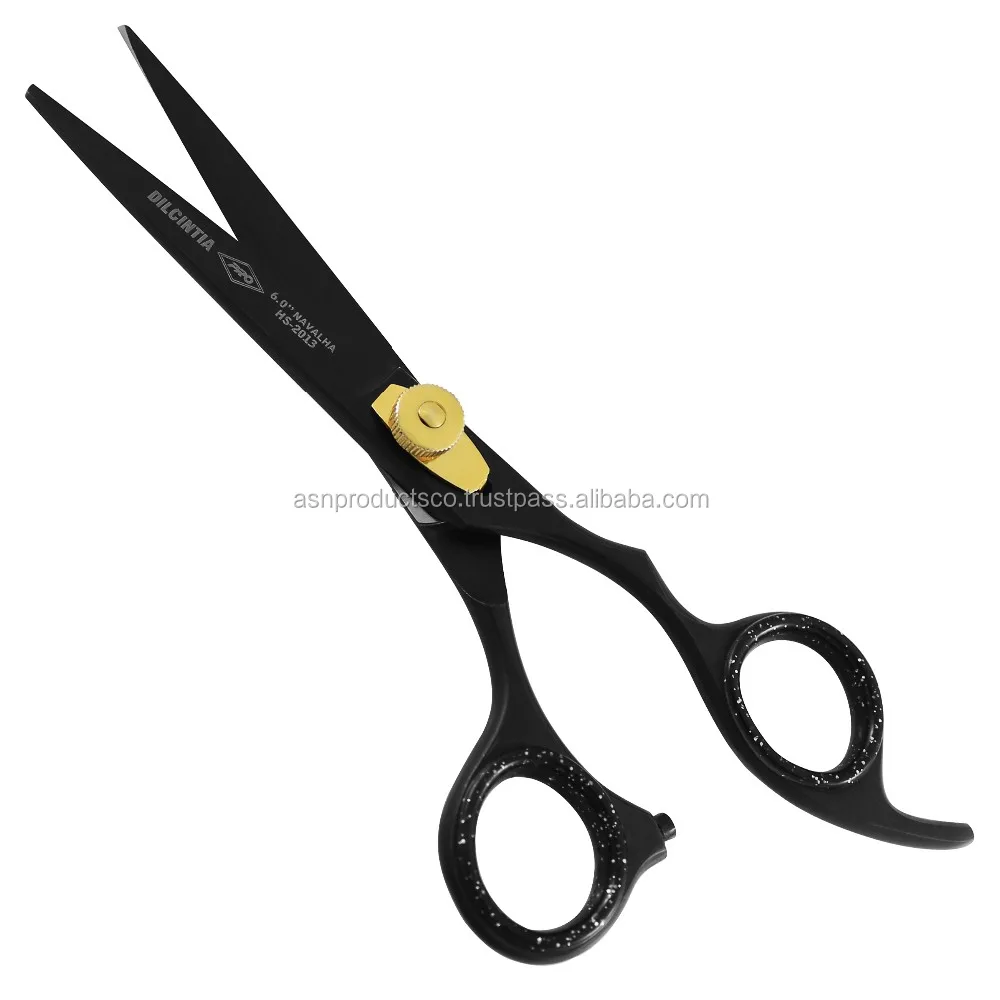 Zwart Haar Knippen Schaar Hair Beauty Shears Kapper Scharen Kapsalon