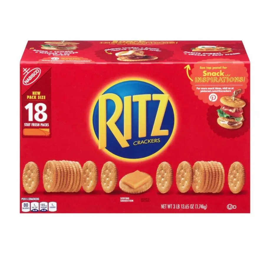 Ritz Snack Crackers Bulk 18 Count Family Pack Buy Cracker Brands,High