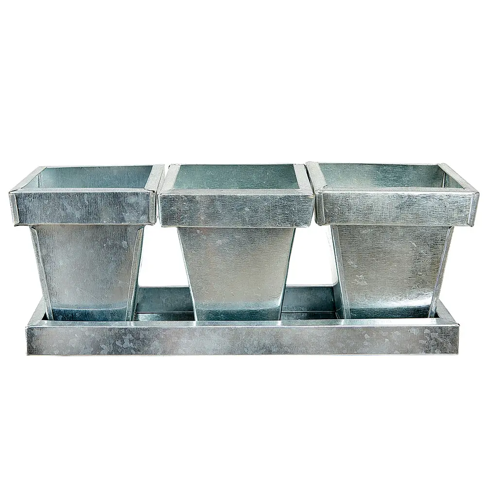 Galvanized Hammered Planter Superior Quality Handmade Designer Planter