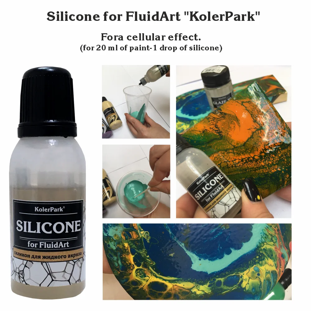 decorative acrylic paint kolerpark for fluid