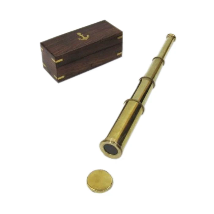 Details about   NAUTICAL BRASS 14 INCH CAPTAIN'S PULLOUT TELESCOPE WITH TOP GLASS WOODEN BOX 