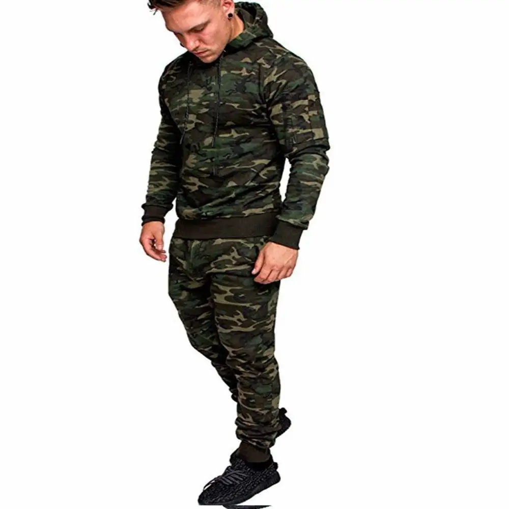 
Custom Sports Tracksuits for men Jogging wear Sportswear camo Track suit 