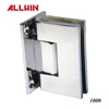 Solid Brass Brushed Nickel Shower Glass Door Hinge