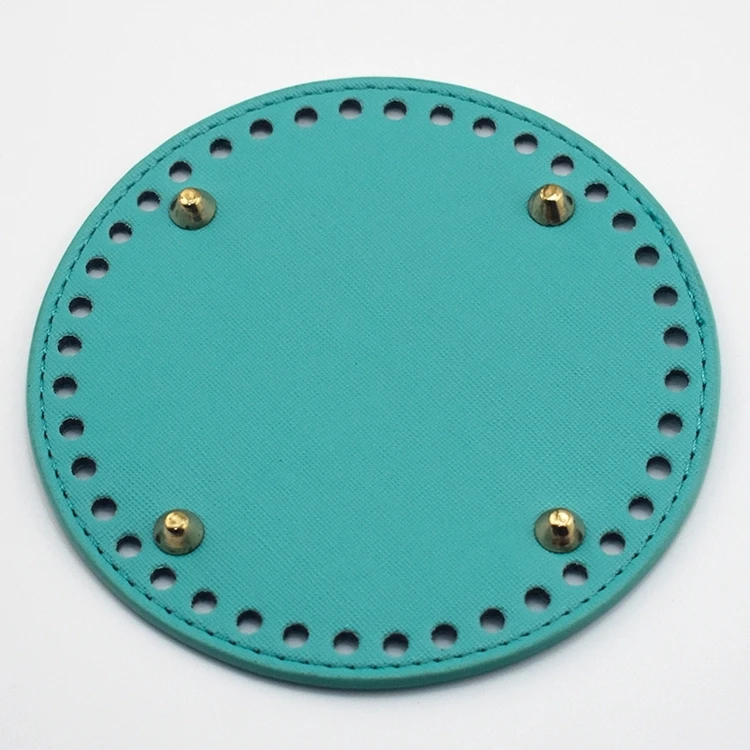 14cm Bag Bottom Round Pad Women Handbag Shoulder Bucket Bag Bottom Tray Plate Handmade Stitching
