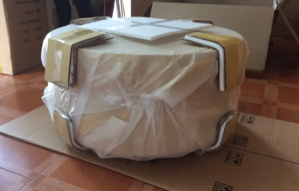 High quality modern design mother of pearl inlay round coffee table