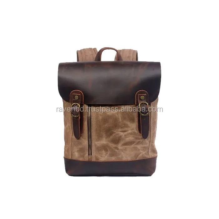 medium size leather backpacks