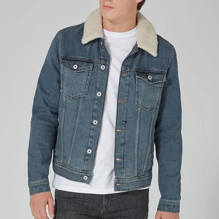Mens Stylish Denim Jeans Jacket 