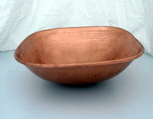 Fregadero De Cocina De Cobre Martillado,Hecho A Mano,Lavabo De Baño