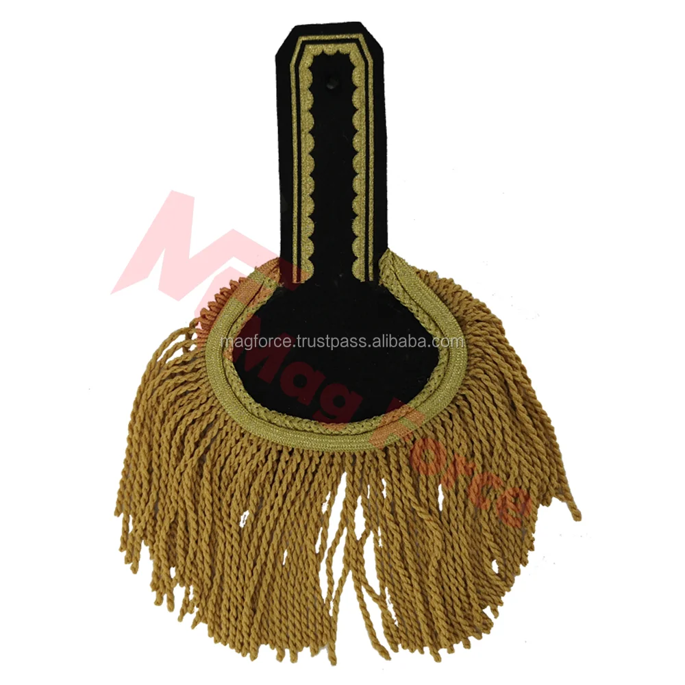 Uniform Epaulettes Gold Bullion Fringe Epaulettes Shoulders Badges ...