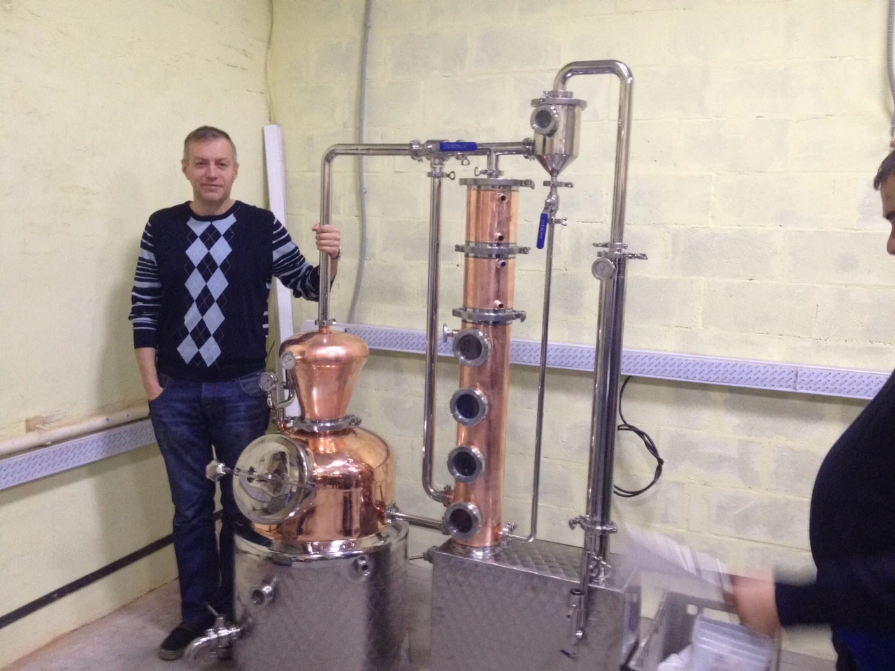 1000l Copper Distillation Equipment Rum Brandy Vodka Whisky Distillery