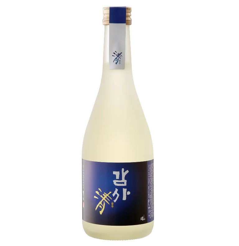 
High quality Korea Clear Rice Wine, clear and sweet taste sake, oriental traditional liquor Sulseam - Gamsa Blue 