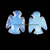 Opalite Crystal Bird Arrowheads : Wholesale gemstone Indian Agate Bulk Artifacts