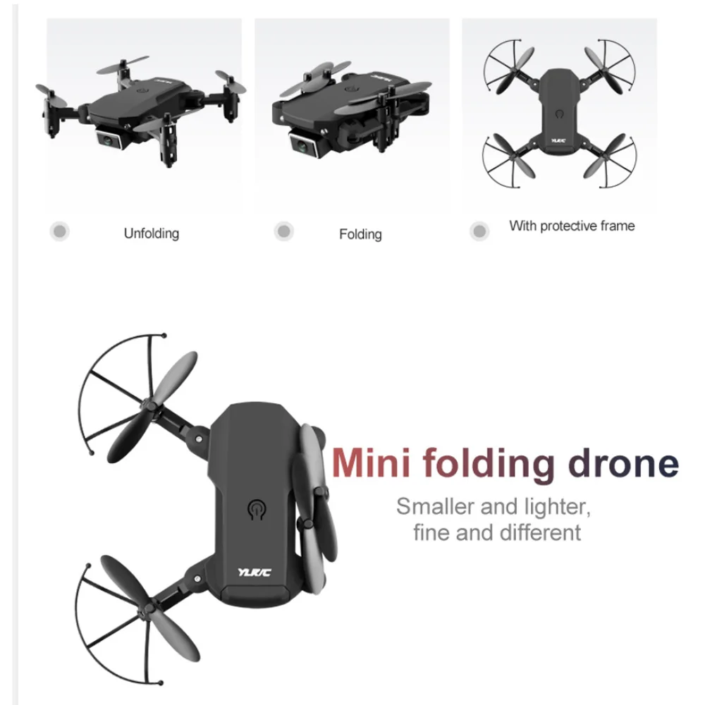 S66 Mini 4k Drone Kit Rc Quadrocopter Aircraft Foldable Wifi Fpv