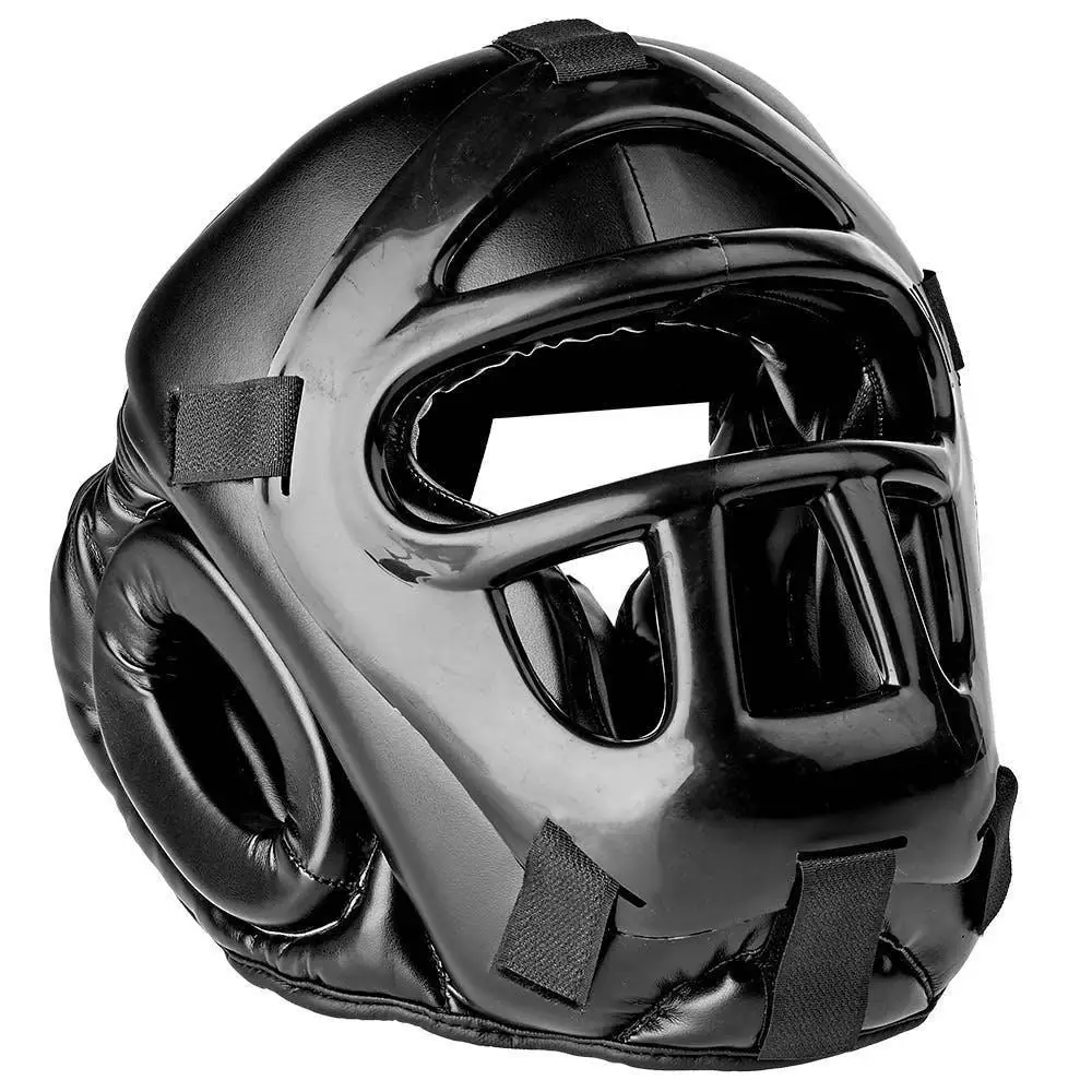 Kudo Full Face Mask Head Guard Martial Arts Weapons Helmet Training Krav Maga 