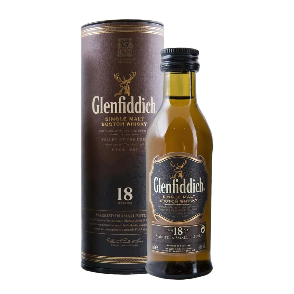 All Years Glenfiddich Scotch Whisky 12,14,15,18 And 21 Years Old