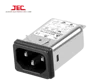 JEC Taiwan EMI Filter RFI Filter C14 power AC socket with fuse holder line noise emi/rfi shielding