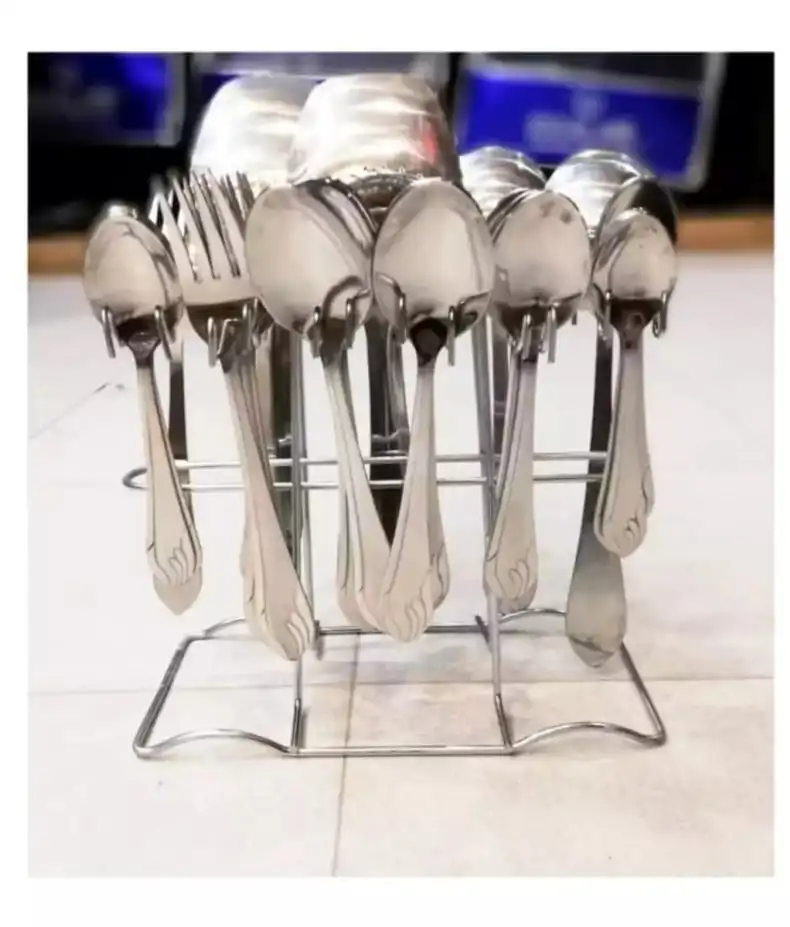 Silverware Set Dishwasher Safe 48, Silver AIKKIL Stainless Steel Flatware Set Kitchen Tableware Cutlery Set for Home and Restaurant 